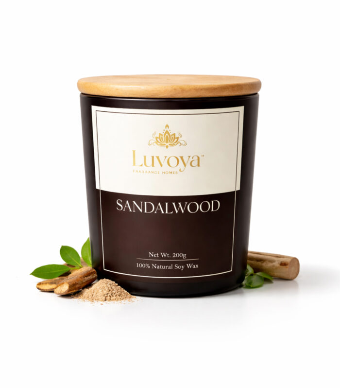 Luvoya Sandalwood Scented Candles