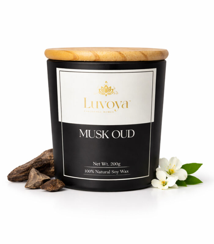 Luvoya Musk Oud Scented Candles
