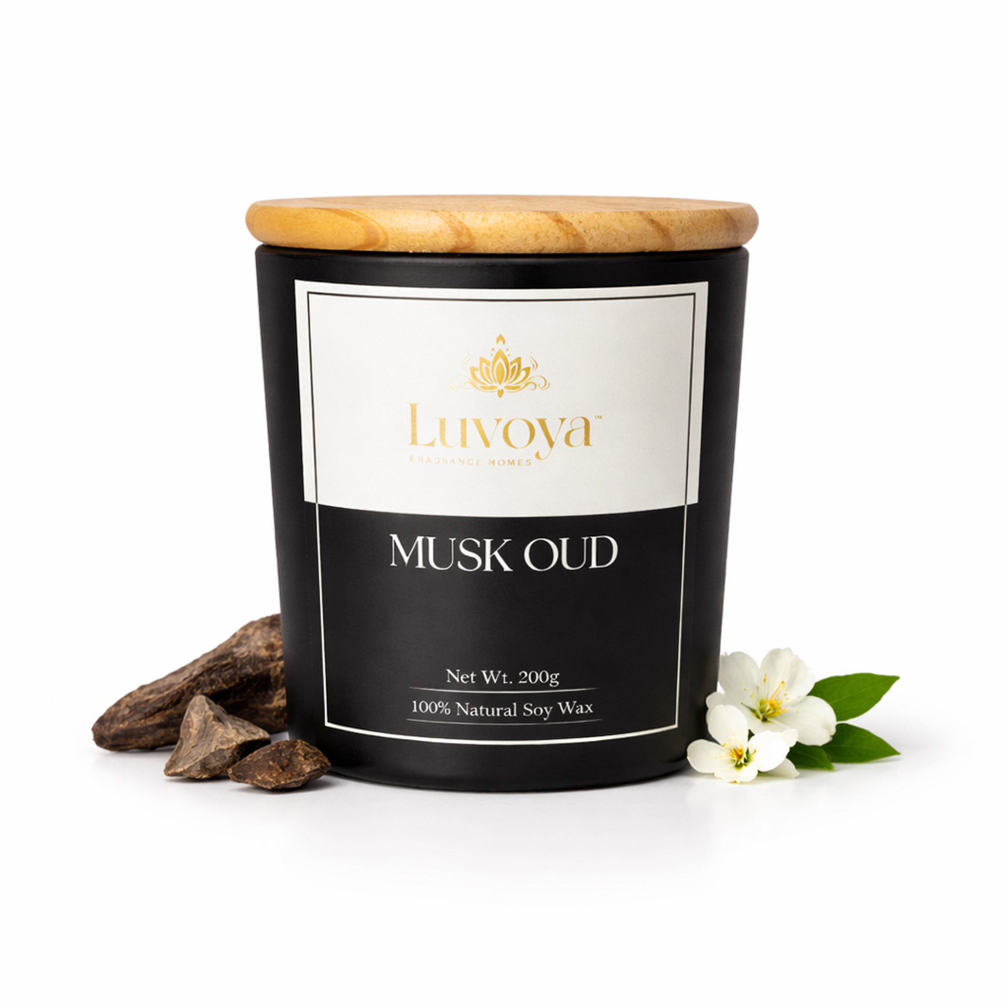 Luvoya Musk Oud Scented Candles