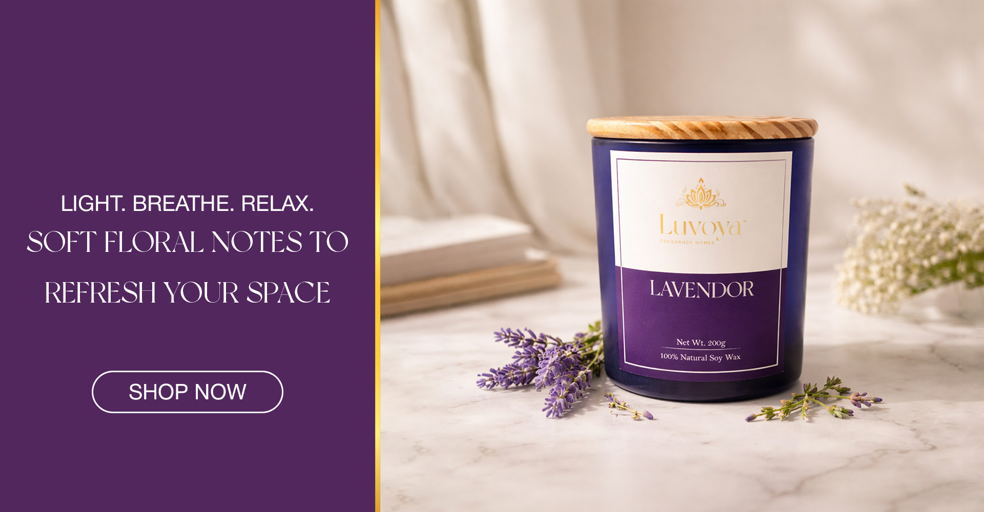 lavender candle