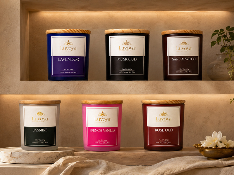 Multi-fragrance candle in India, the best perfume candle