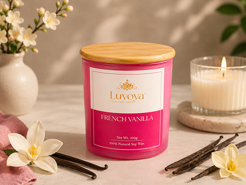 Franch Vanilla sweet home fragrance candle