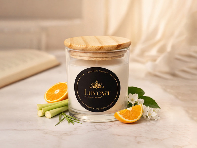 Lemon Grass fragrance jar candle